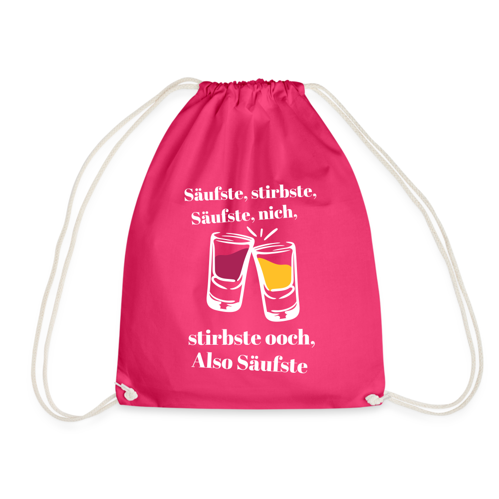 Säufste - Turnbeutel - fuchsia