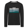 Janz Jeschmeidich - Kinder Langarmshirt - black