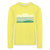 Janz Jeschmeidich - Kinder Langarmshirt - yellow