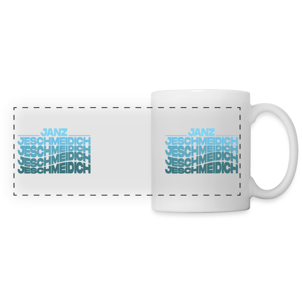 Janz Jeschmeidich - Tasse zweifarbig - white