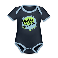 Mutti Hat Jesacht - Baby Bio-Kurzarm-Kontrastbody