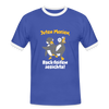 Juten Morjen, Backfeifenjesichta! - Männer Ringer T-Shirt - blue/white