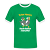 Juten Morjen, Backfeifenjesichta! - Männer Ringer T-Shirt - kelly green/white