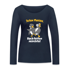 Juten Morjen, Backfeifenjesichta! - Frauen Bio Langarmshirt