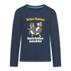 Juten Morjen, Backfeifenjesichta! - Teenager Langarmshirt - navy