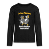 Juten Morjen, Backfeifenjesichta! - Teenager Langarmshirt - charcoal grey
