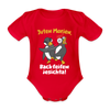 Juten Morjen, Backfeifenjesichta! - Bio-Kurzarmbody - red
