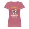Juten Morjen, Backfeifenjesichta! - Frauen Premium T-Shirt - mauve