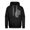 Der Turm von unten - weiß - Männer Premium Hoodie - black