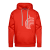 Der Turm von unten - weiß - Männer Premium Hoodie - red