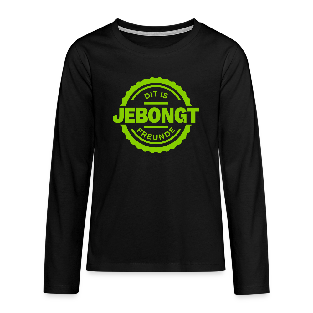 Jebongt Freunde - Teenager Langarmshirt - black