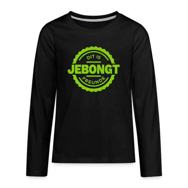 Jebongt Freunde - Teenager Langarmshirt - black