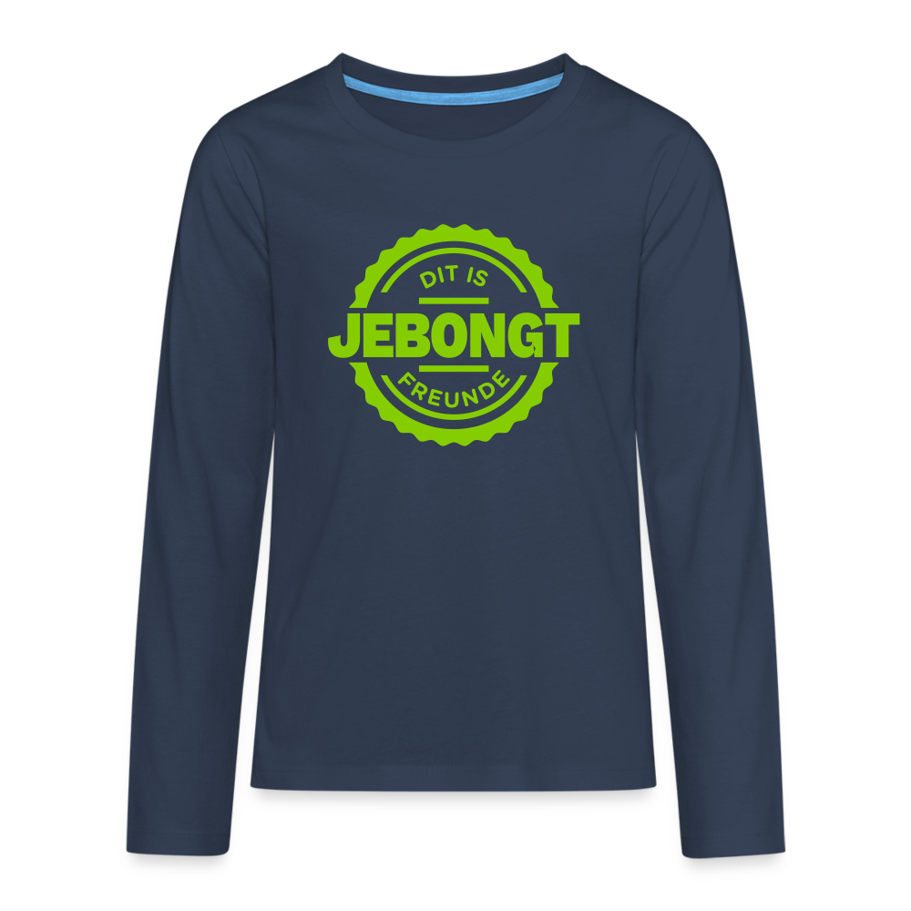 Jebongt Freunde - Teenager Langarmshirt - navy