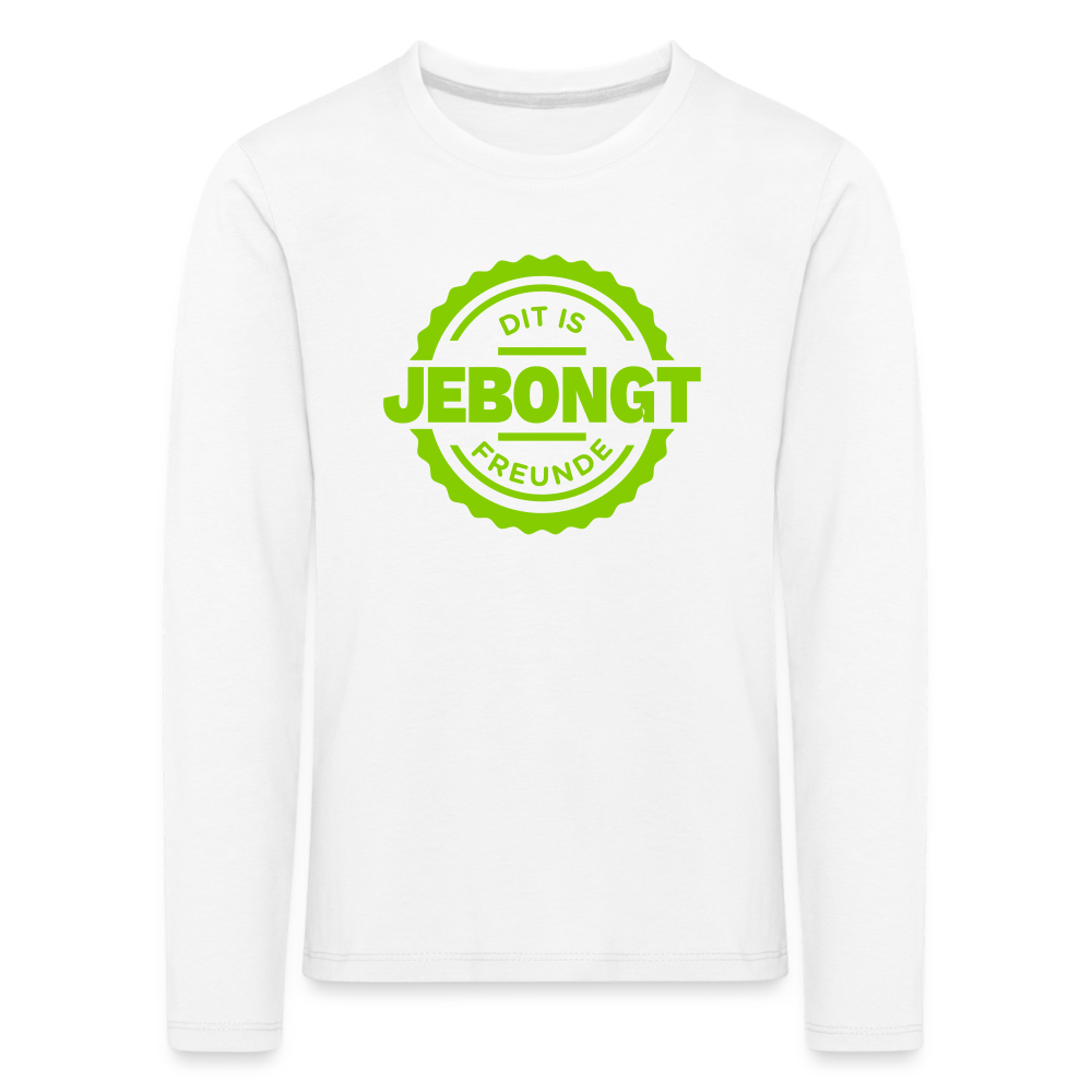 Jebongt Freunde - Kinder Langarmshirt - white