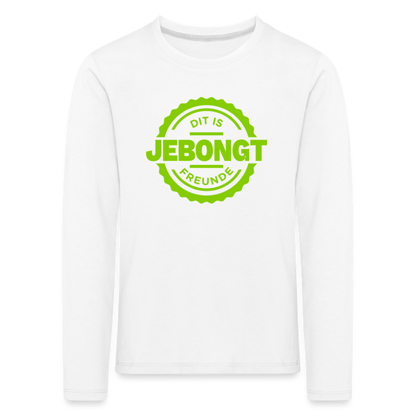 Jebongt Freunde - Kinder Langarmshirt - white