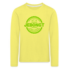 Jebongt Freunde - Kinder Langarmshirt - yellow