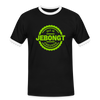 Jebongt Freunde - Männer Ringer T-Shirt - black/white
