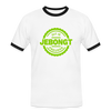 Jebongt Freunde - Männer Ringer T-Shirt - white/black