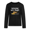 Motivation Wird Jeladen Warten - Teenager Langarmshirt - charcoal grey