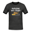 Motivation Wird Jeladen Warten - Männer Ringer T-Shirt - charcoal/black