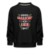 Meene Bagasche Ick Lieb Sie - Kinder Premium Sweatshirt - black
