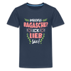 Meene Bagasche Ick Lieb Sie - Teenager Premium T-Shirt - navy