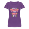 Meene Bagasche Ick Lieb Sie - Frauen Premium T-Shirt - purple