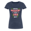 Meene Bagasche Ick Lieb Sie - Frauen Premium T-Shirt - heather blue