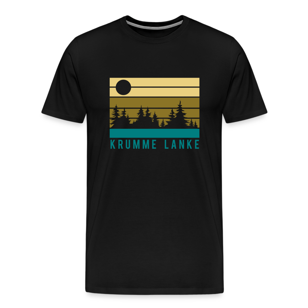 Krumme Lanke - Männer Premium T-Shirt - black