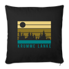 Krumme Lanke - Sofakissen mit Füllung (45 x 45 cm) - black