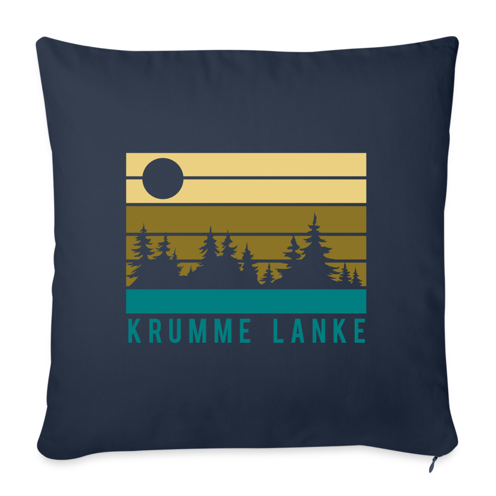 Krumme Lanke - Sofakissen mit Füllung (45 x 45 cm) - navy