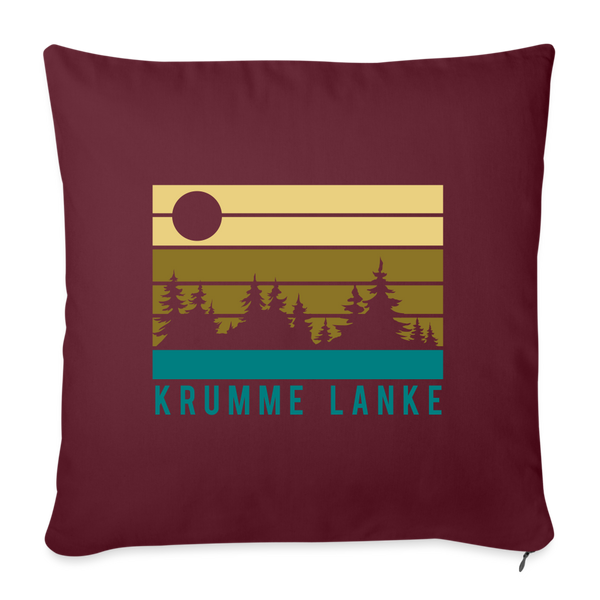 Krumme Lanke - Sofakissen mit Füllung (45 x 45 cm) - burgundy