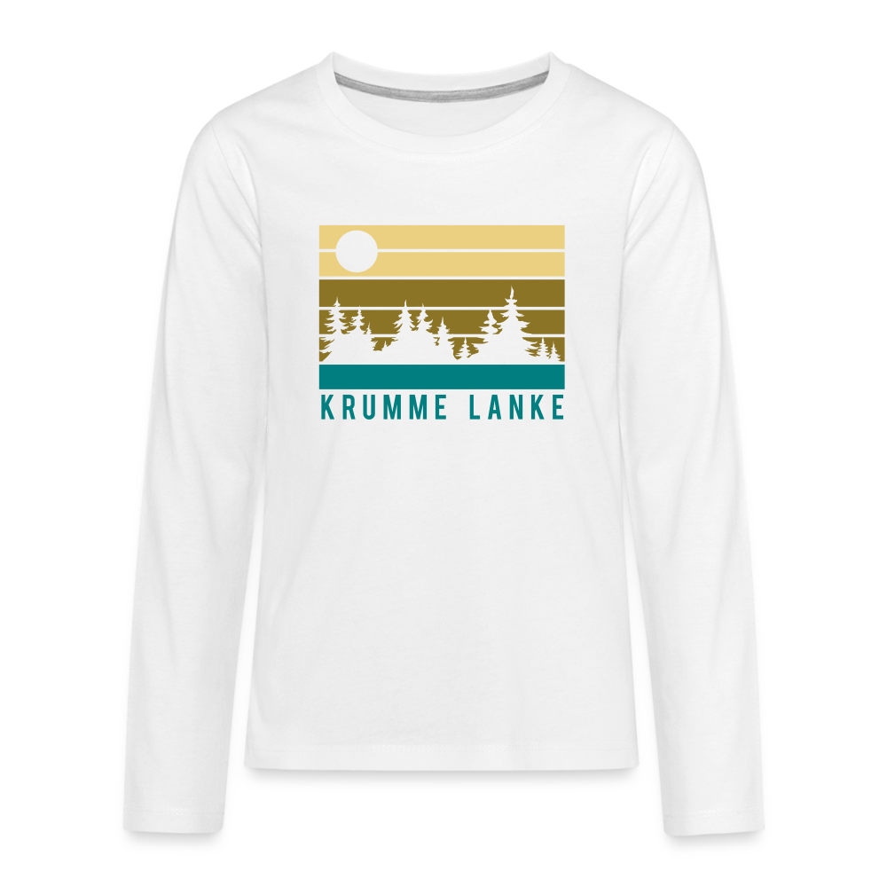 Krumme Lanke - Teenager Langarmshirt - white