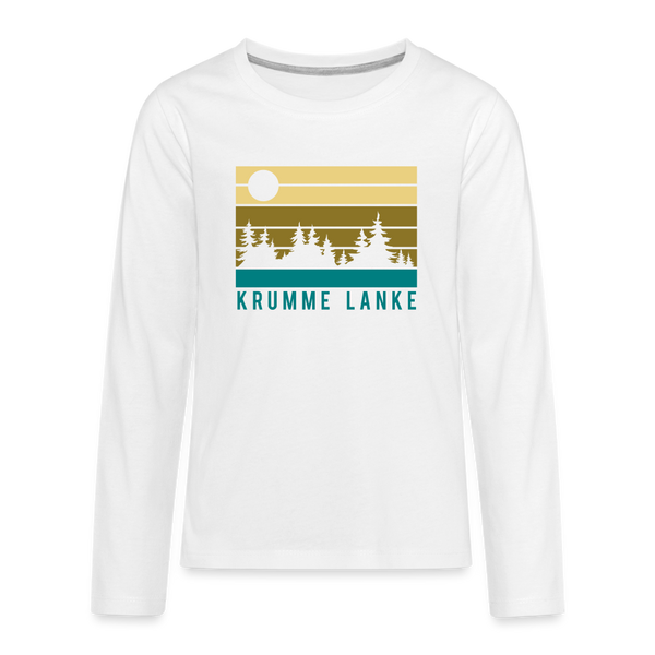 Krumme Lanke - Teenager Langarmshirt - white