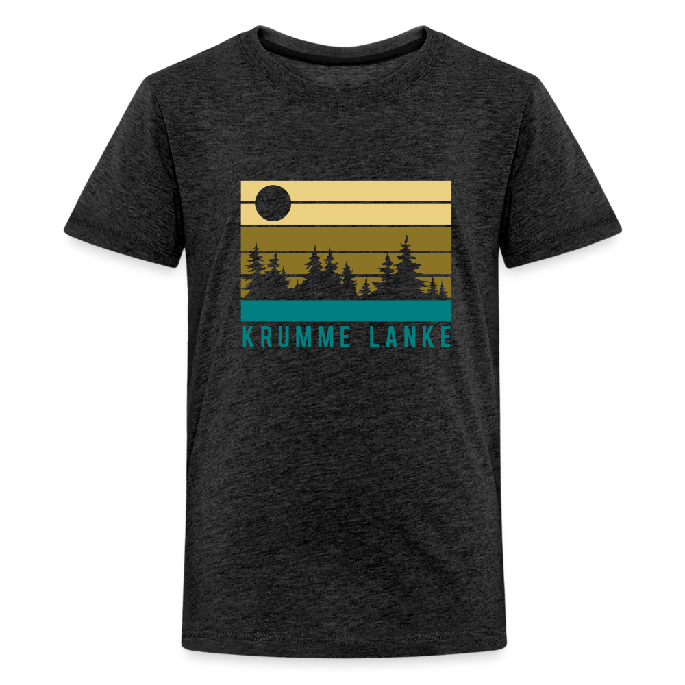 Krumme Lanke - Teenager Premium T-Shirt - charcoal grey