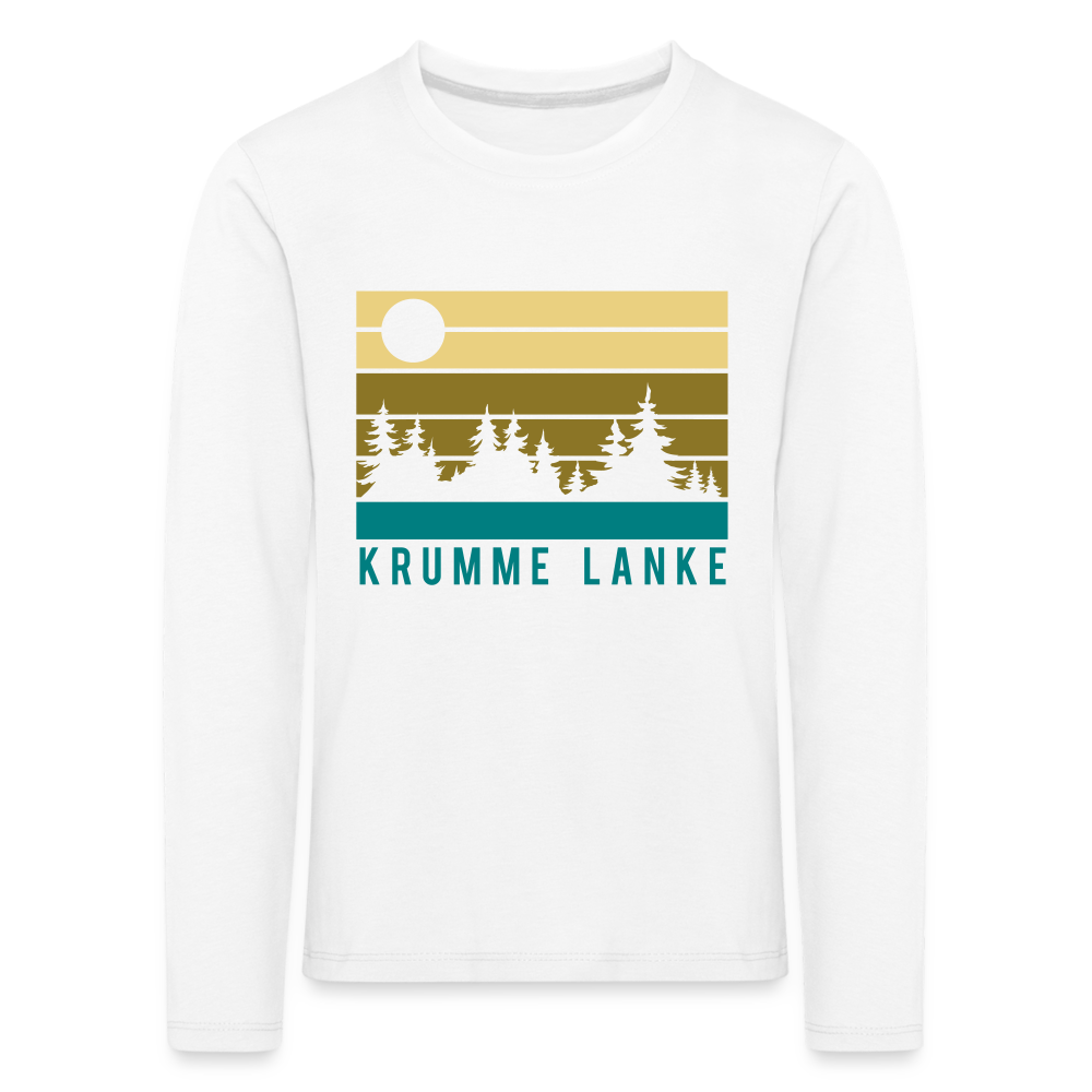 Krumme Lanke - Kinder Langarmshirt - white