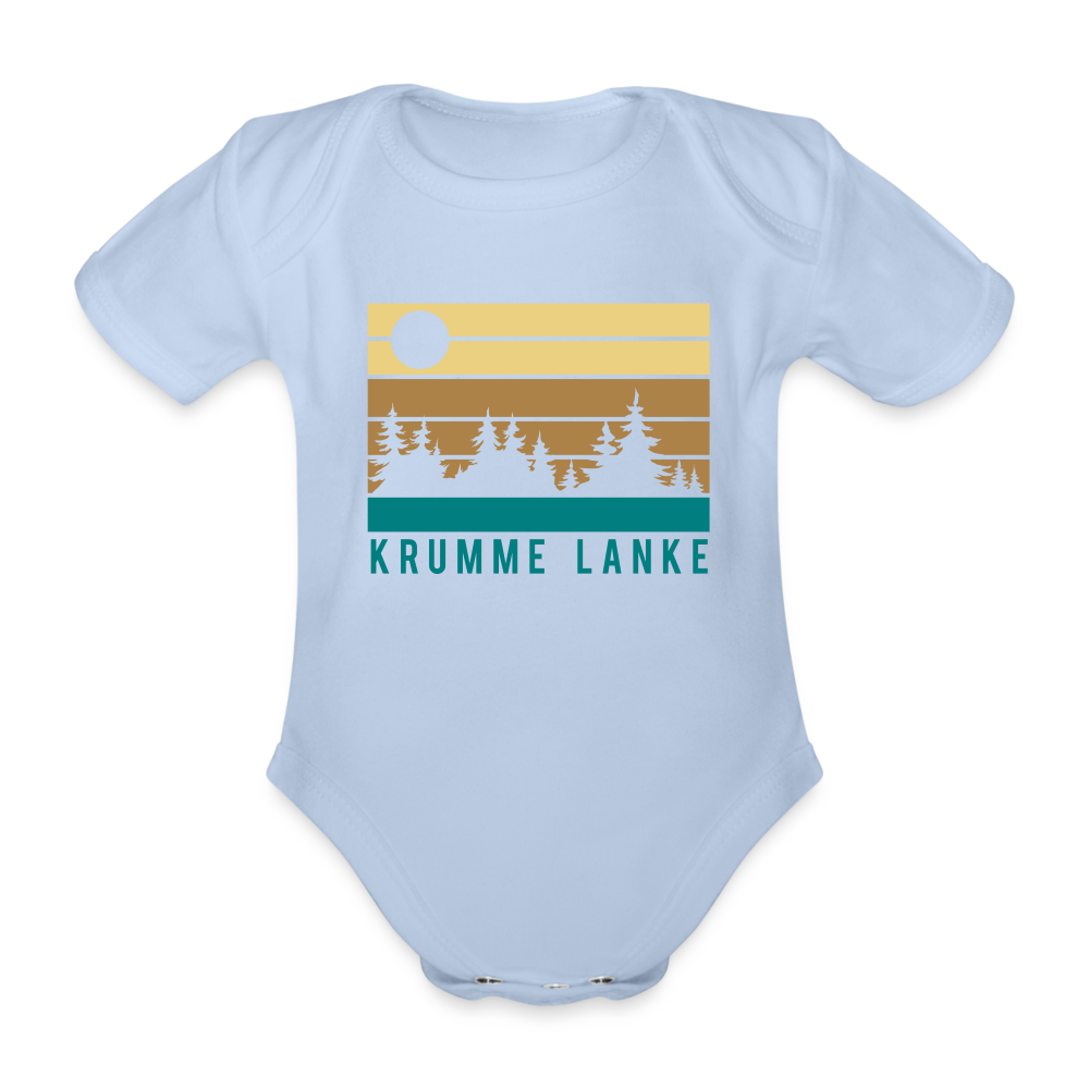 Krumme Lanke - Bio-Kurzarmbody - sky