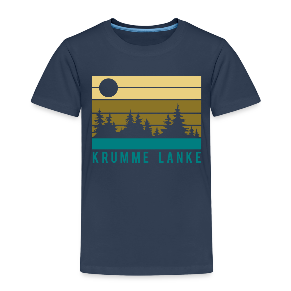 Krumme Lanke - Kinder Premium T-Shirt - navy