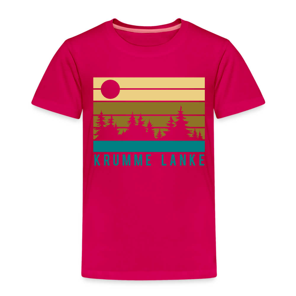 Krumme Lanke - Kinder Premium T-Shirt - dark pink