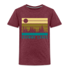 Krumme Lanke - Kinder Premium T-Shirt - heather burgundy