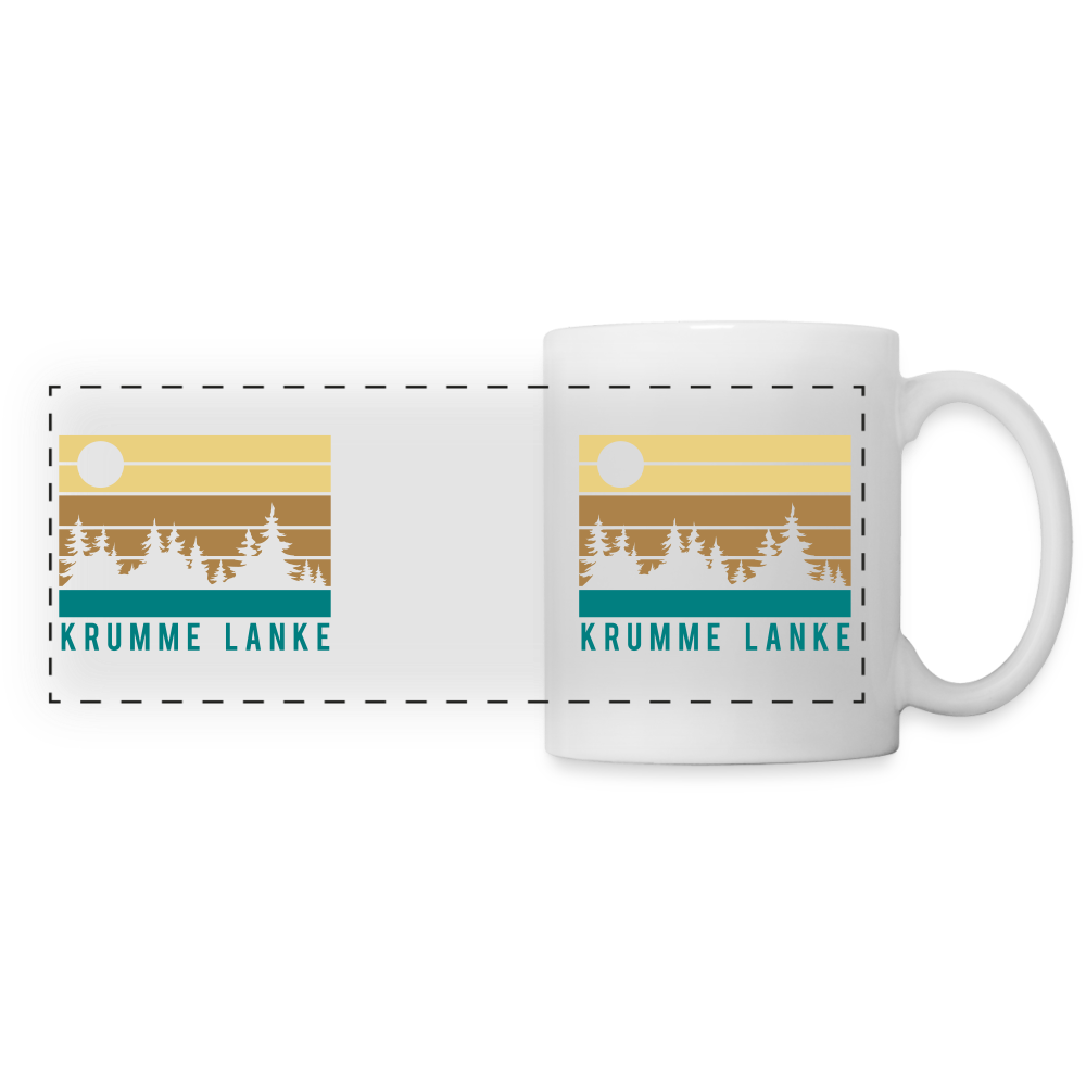 Krumme Lanke - Tasse zweifarbig - white