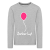 Berliner Luftballon - Kinder Langarmshirt - heather grey
