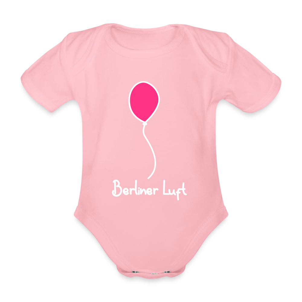 Berliner Luftballon - Bio-Kurzarmbody - light pink