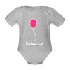 Berliner Luftballon - Bio-Kurzarmbody - heather grey