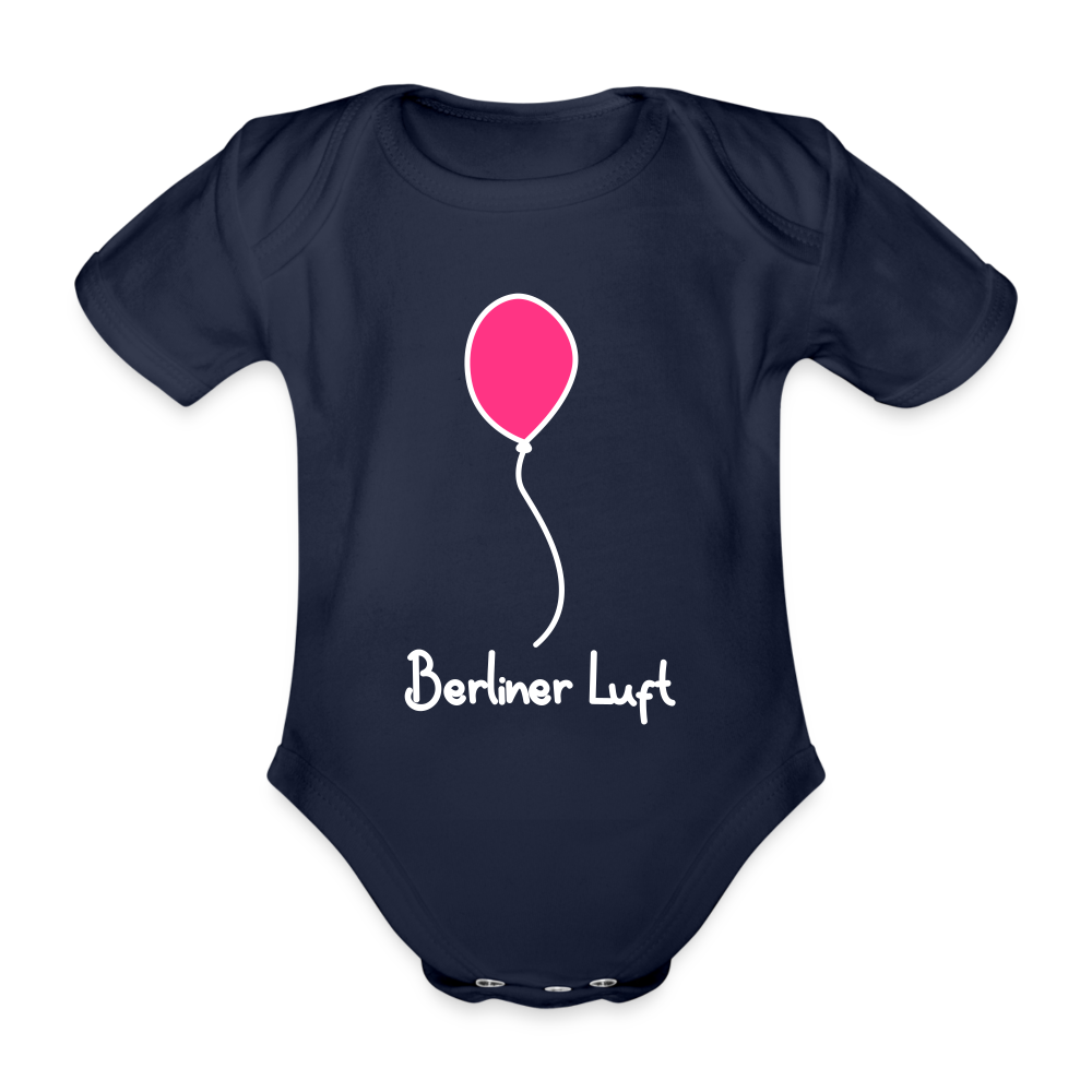 Berliner Luftballon - Bio-Kurzarmbody - dark navy