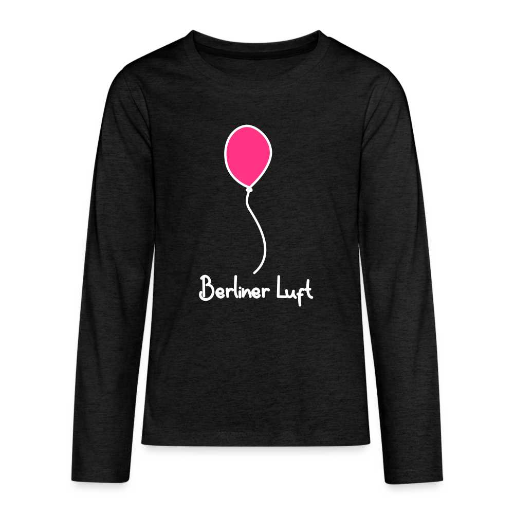 Berliner Luftballon - Teenager Langarmshirt - charcoal grey