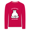 Einjeatmet - Kinder Langarmshirt - dark pink
