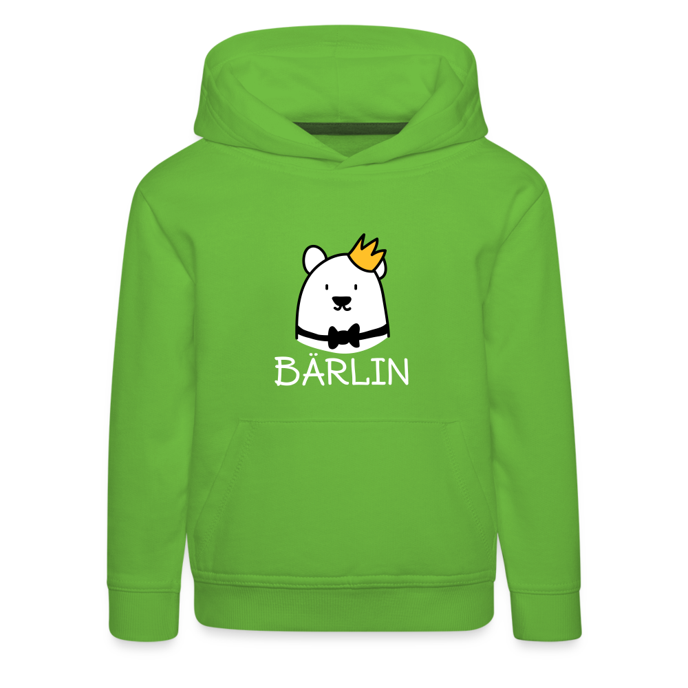 Bärlin - Kinder Premium Hoodie - light green