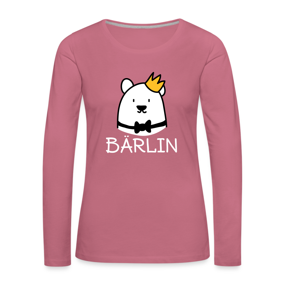 Bärlin - Frauen Premium Langarmshirt - mauve