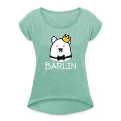 Bärlin - Frauen T-Shirt mit gerollten Ärmeln